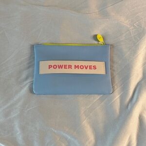 Kids Blue Pouch with Power Moves Print